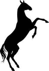Fototapeta na wymiar horse silhouette art, background, vector, illustration