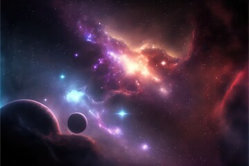 discover the infinity of universe with space journey generative ai