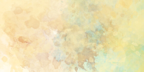 Abstract colorful bright ink and watercolor textures on paper background.