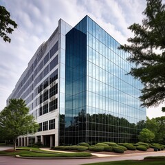Fototapeta na wymiar Photo of a Corporate Building