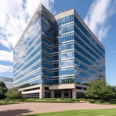 Obraz na płótnie Canvas Photo of a Corporate Building