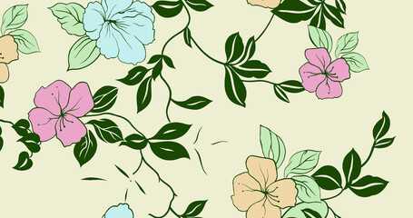 Digital And Textile Design Pattern
