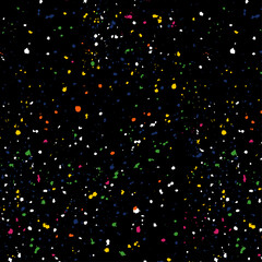 Colorful Splatter black Background