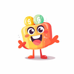 cute cartoon candy vector character