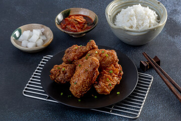 Hot Bonchon Fried Chicken (Korean)