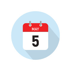 May 5 Concept Design. Vector Illustration.	