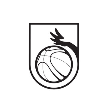 FIBA basketball logo desain illustration 