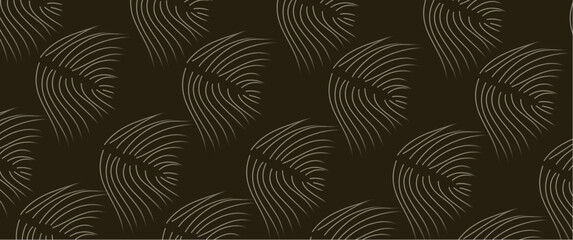 Seamless floral pattern on a solid colored canvas, floral line pattern, spring leaves seamless pattern. Perfect for spring background event, background, spring banner.