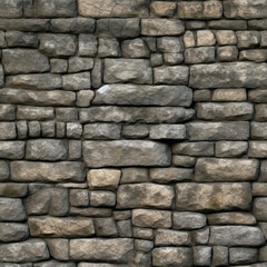 Fototapeta premium ancient chinese stone wall tile 3 - Repeating Tile