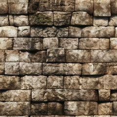 ancient Mayan stone wall tile 3 - Repeating Tile
