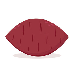 Roasted sweet potato. Roasted sweet potato logo design. Japanese Sweet potato.