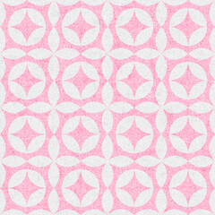 Seamless geometric abstract pattern. Grunge vintage texture. Vector illustration. - 589923187