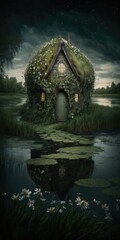 Mossy Hobbit House: A Serene Abode in the Heart of the Swamp