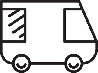 van icon illustration