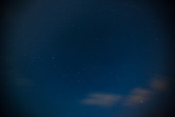Starry sky at night in clear skys