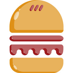 burger icon vector