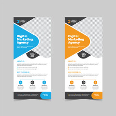 corporate dl flyer design template