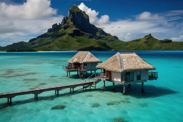 Bora Bora French Polynesia, generative artificial intelligence