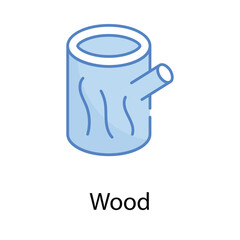 Wood icon. Suitable for Web Page, Mobile App, UI, UX and GUI design