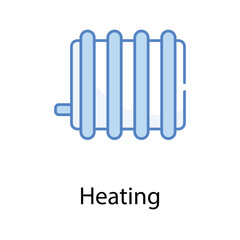 Heating icon. Suitable for Web Page, Mobile App, UI, UX and GUI design