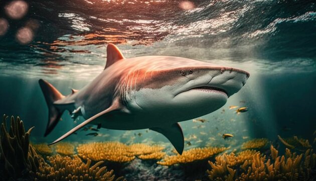 Captivating Image of a Bull Shark in its Natural Habitat