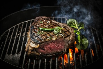Juicy Beef Steak Grilled to Perfection: A Mouthwatering Delight Captured by Hasselblad and Fujifilm XT100