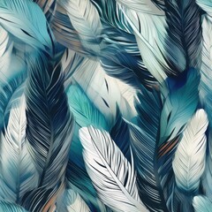 Distinct Feather Pattern in High Definition