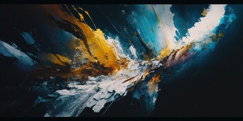 Mindful Abstraction: A Cinematic Concept Art of Vibrant Colors and Textures
