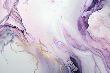Watercolor Marble Texture with Unique Blend of Colors and Patterns