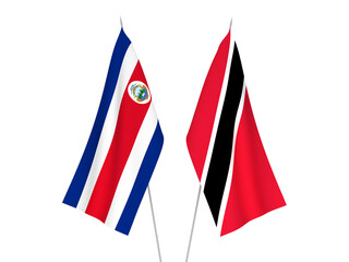 Republic of Trinidad and Tobago and Republic of Costa Rica flags