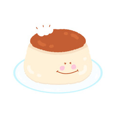 Cute pudding sweet dessert stationary sticker
