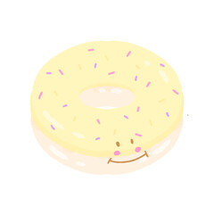 Cute donut sweet dessert stationary sticker
