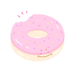 Cute donut sweet dessert stationary sticker