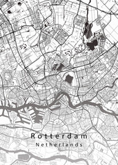 Rotterdam Netherlands City Map
