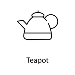 Teapot icon. Suitable for Web Page, Mobile App, UI, UX and GUI design
