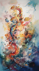 abstract watercolor background