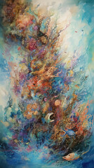 abstract watercolor background