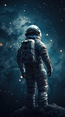 astronaut in space