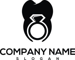 dental ring business logo design