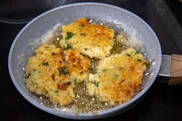 Fried rice ball, traditional Brazilian snack