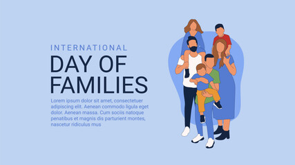 international day of families banner template