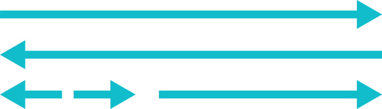 long gray arrows, arrow icons