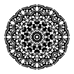 Hand drawn ornamental vector luxury mandala design