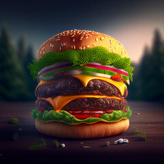 hamburger day generative ai