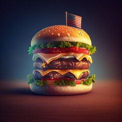 hamburger day generative ai