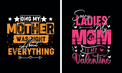 set of labels, mother's day t-shirt design