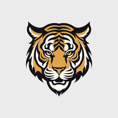 head of tiger vector illustration mascot