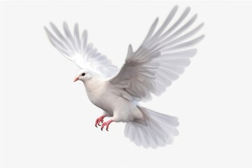 Fototapeta na wymiar white dove - generative ai