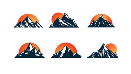 set of mountains