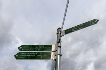 Beschilderung Wanderwege Region Querfurt